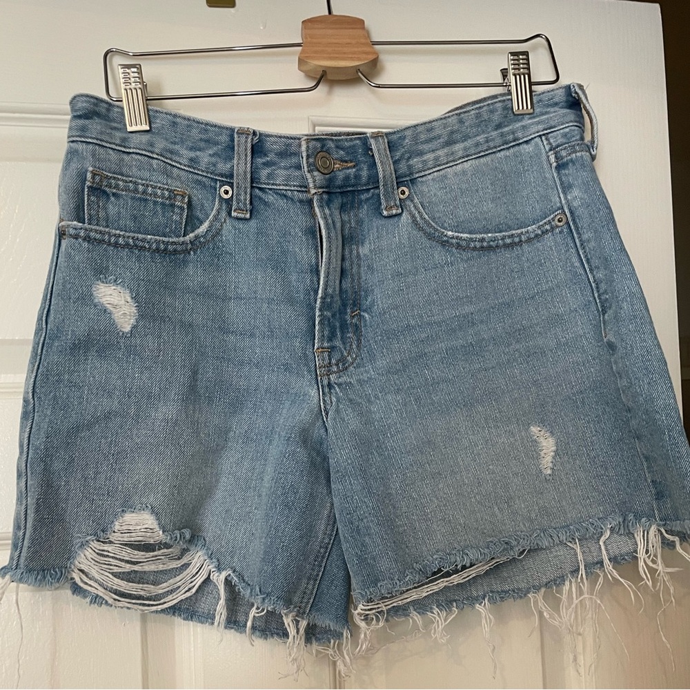 Lucky Brand Boyfriend Shorts - Destroyed Denim, Size 28/6